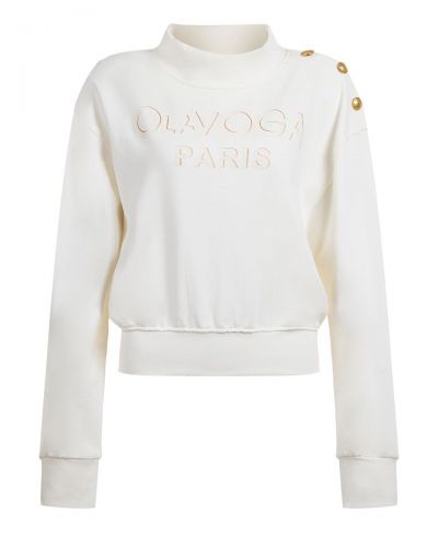 Bluza damska OLAVOGA ONCY 2026 ecru - FashionPlace - 6