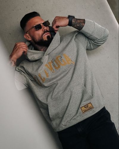 Bluza męska OLAVOGA FLYTION 2026 szara - FashionPlace - 3