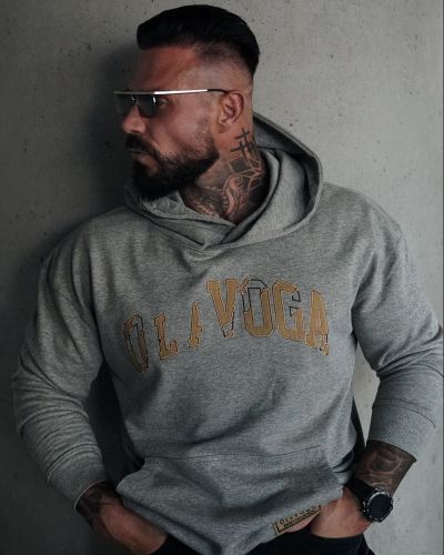Bluza męska OLAVOGA FLYTION 2026 szara - FashionPlace - 4