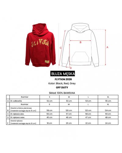 Bluza męska OLAVOGA FLYTION 2026 czerwień - FashionPlace - 8