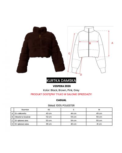 Kurtka damska OLAVOGA VESPERA 2026 szara - FashionPlace - 8