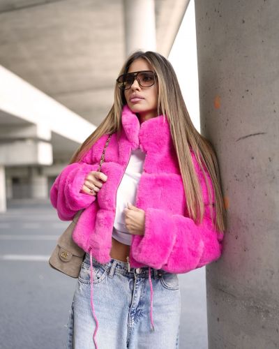 Kurtka damska OLAVOGA VESPERA 2026 róż - FashionPlace - 1
