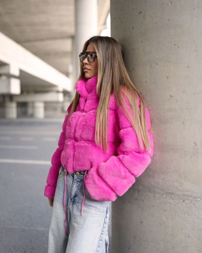 Kurtka damska OLAVOGA VESPERA 2026 róż - FashionPlace - 2