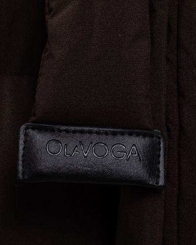 Płaszcz damski OLAVOGA FENZOON 2026 brąz - FashionPlace - 5