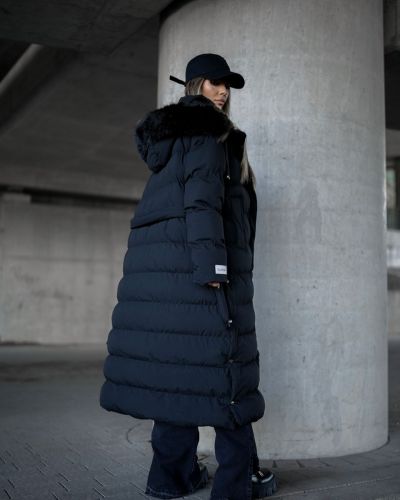 Płaszcz damski OLAVOGA FENZOON 2026 czerń - FashionPlace - 2