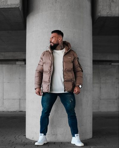Kurtka męska OLAVOGA OROVIUS 2026 cappucino - FashionPlace - 1