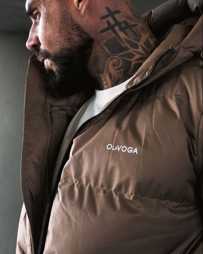 Kurtka męska OLAVOGA OROVIUS 2026 cappucino - FashionPlace - 2