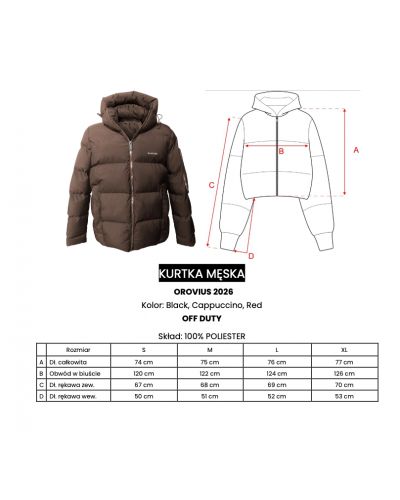 Kurtka męska OLAVOGA OROVIUS 2026 cappucino - FashionPlace - 8