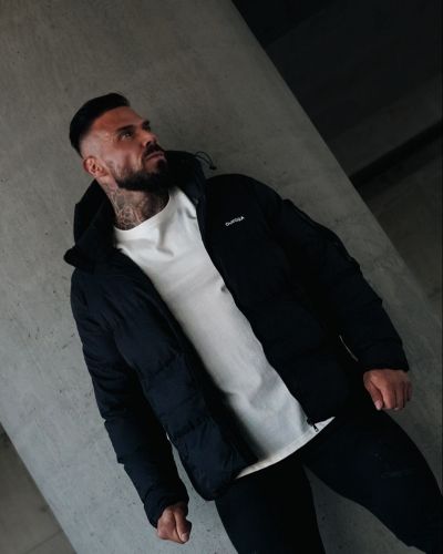 Kurtka męska OLAVOGA OROVIUS 2026 czerń - FashionPlace - 1
