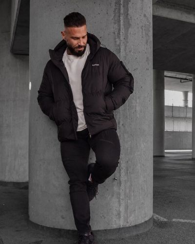 Kurtka męska OLAVOGA OROVIUS 2026 czerń - FashionPlace - 4