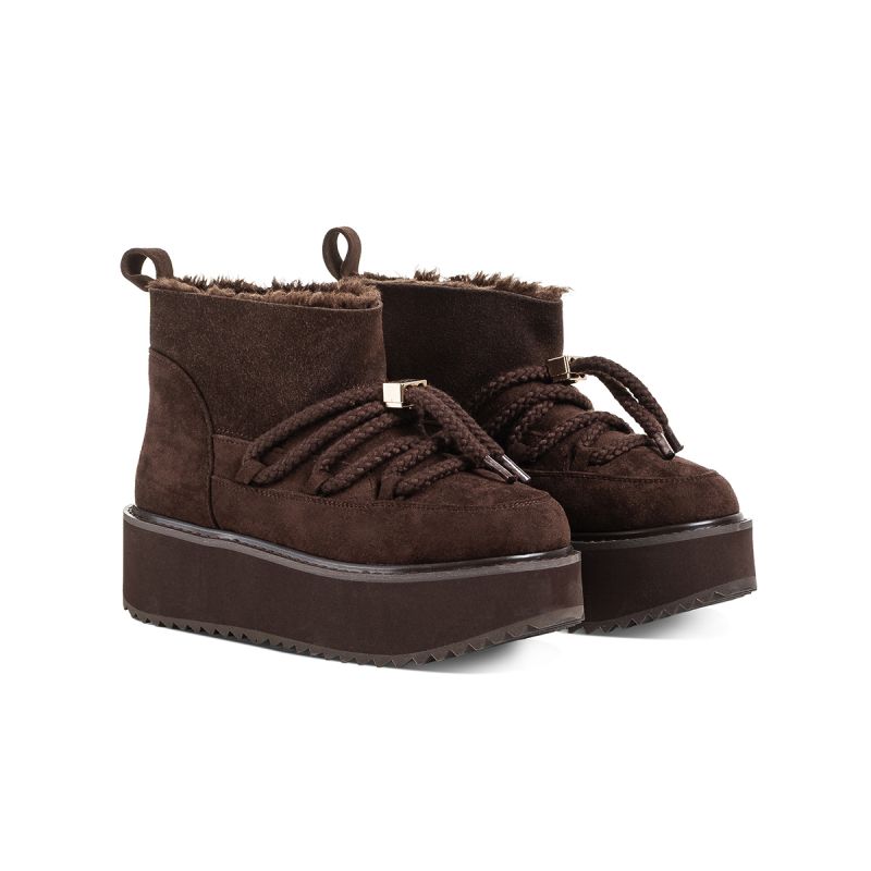 Buty damskie OLAVOGA GRANDA 2026 brąz - FashionPlace - 1