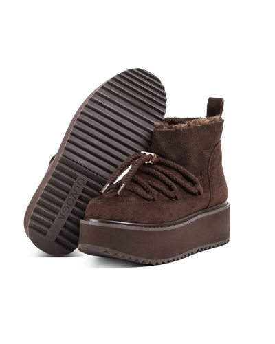Buty damskie OLAVOGA GRANDA 2026 brąz - FashionPlace - 4