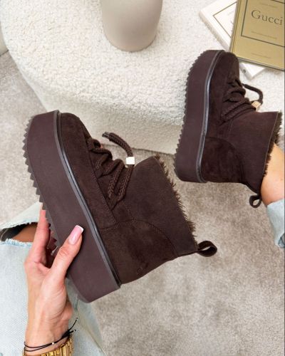 Buty damskie OLAVOGA GRANDA 2026 brąz - FashionPlace - 7