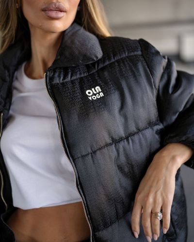 Kurtka damska OLAVOGA YUE WINTER 2026 czerń - FashionPlace - 3