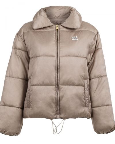 Kurtka damska OLAVOGA YUE WINTER 2026 ciemny beż - FashionPlace - 4