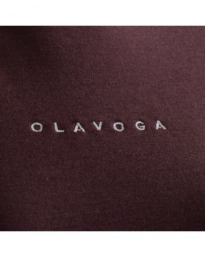 T-shirt damski OLAVOGA ESTONAR 2025 śliwka - FashionPlace - 4