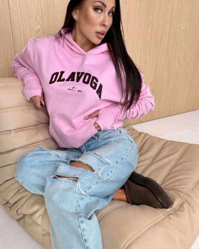Bluza damska OLAVOGA TRODI 2026 róż - FashionPlace - 4