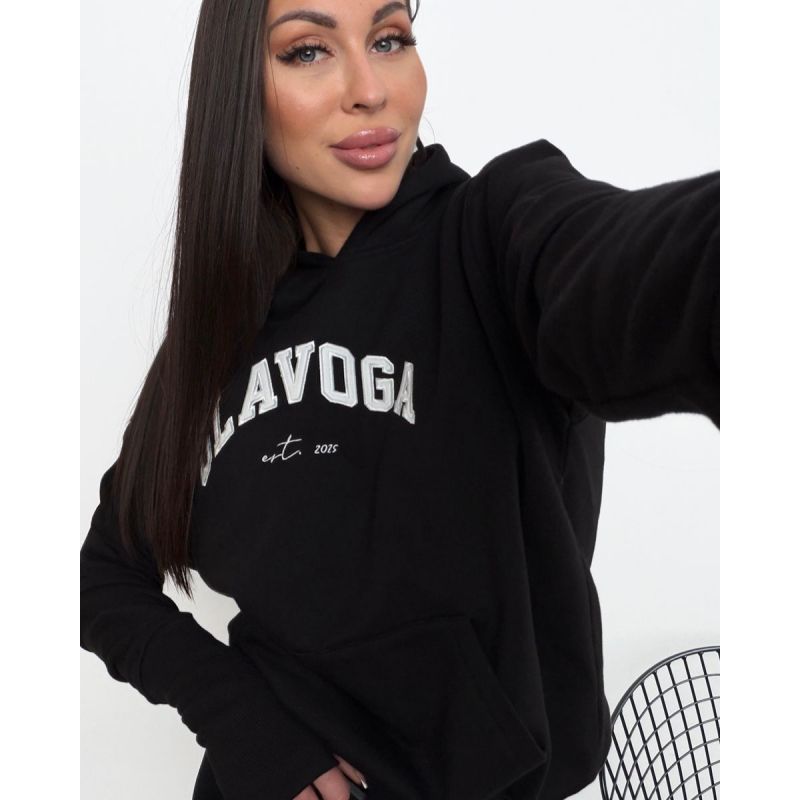 Bluza damska OLAVOGA TRODI 2026 czerń - FashionPlace - 1