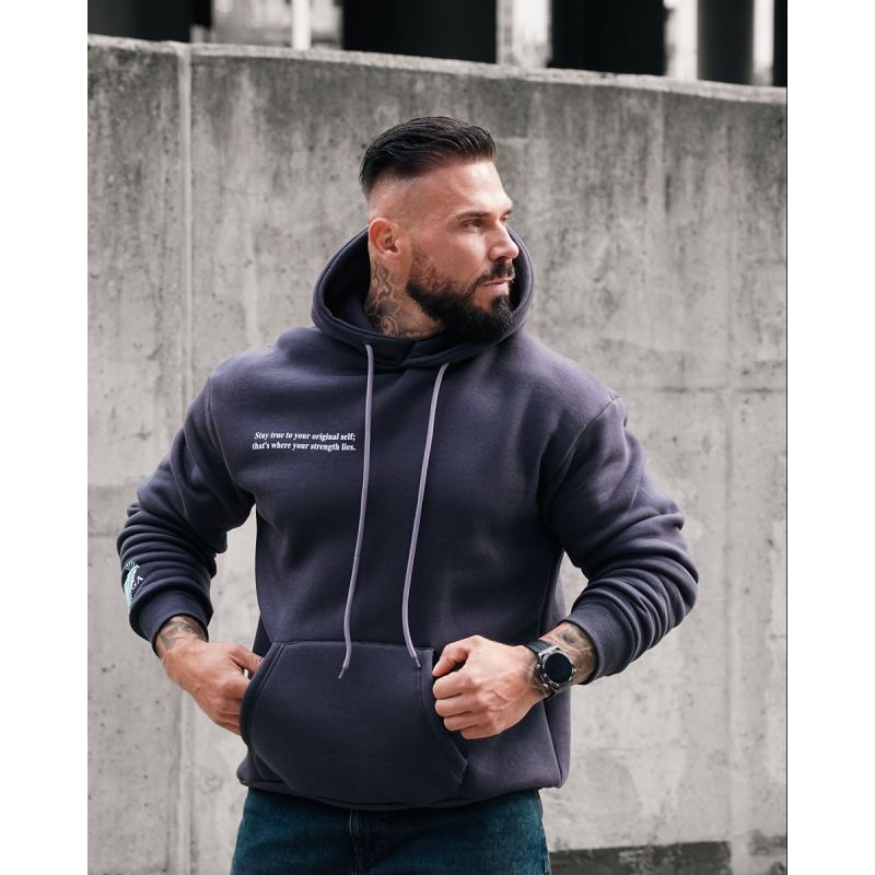 Bluza męska OLAVOGA EAGLE 2026 grafit - FashionPlace - 1