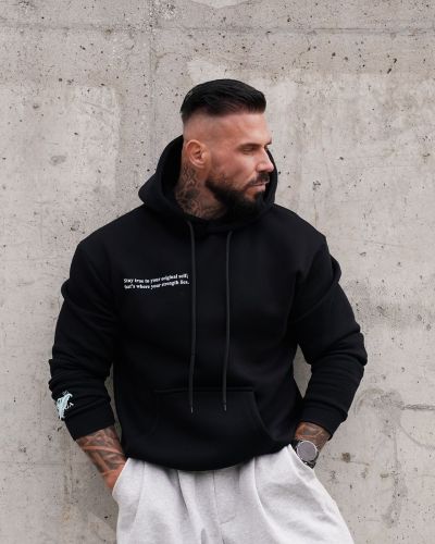 Bluza męska OLAVOGA EAGLE 2026 czerń - FashionPlace - 1