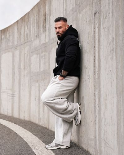 Bluza męska OLAVOGA EAGLE 2026 czerń - FashionPlace - 2