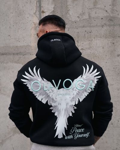 Bluza męska OLAVOGA EAGLE 2026 czerń - FashionPlace - 5