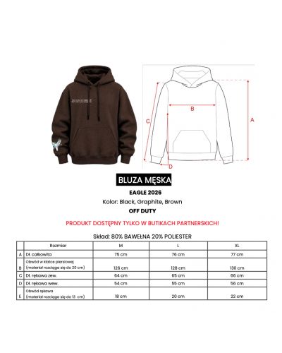 Bluza męska OLAVOGA EAGLE 2026 czerń - FashionPlace - 10
