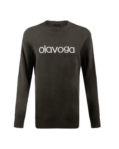 Sweter męski OLAVOGA SALO 2026 khaki - FashionPlace - 5