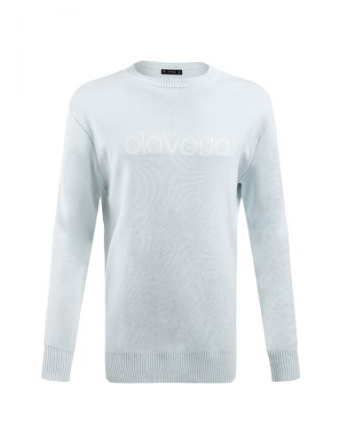 Sweter męski OLAVOGA SALO 2026 sky blue - FashionPlace - 5