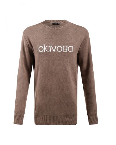 Sweter męski OLAVOGA SALO 2026 beż - FashionPlace - 5