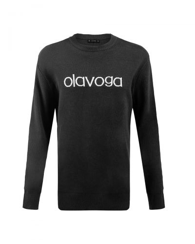 Sweter męski OLAVOGA SALO 2026 czerń - FashionPlace - 5