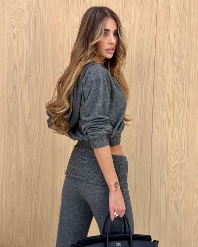 Komplet damski OLAVOGA MIURE 2026 szary - FashionPlace - 5