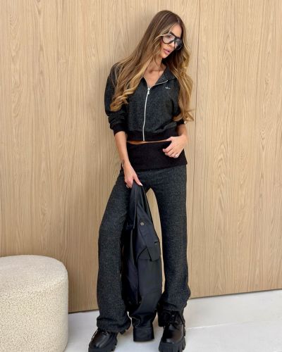 Komplet damski OLAVOGA MIURE 2026 czerń - FashionPlace - 1