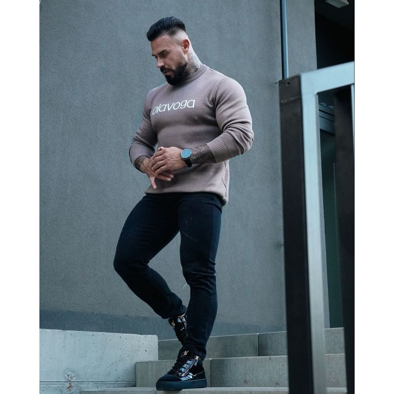 Spodnie męskie OLAVOGA CORE 2026 czerń - FashionPlace - 1