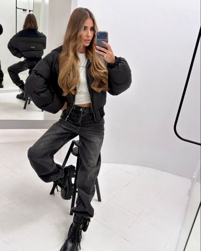 Kurtka damska OLAVOGA SPARKY 2026 czerń - FashionPlace - 3