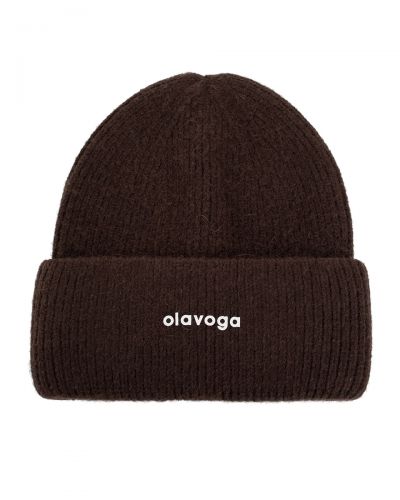 Czapka damska OLAVOGA OLMIO 2026 brąz - FashionPlace - 5