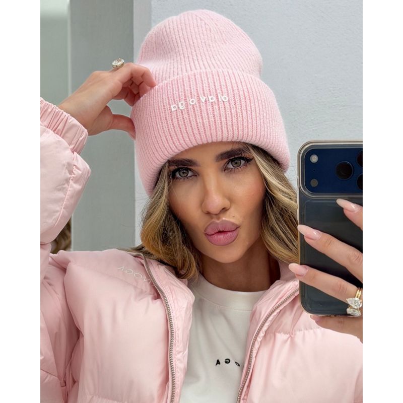Czapka damska OLAVOGA OLMIO 2026 baby pink - FashionPlace - 1