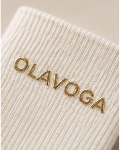 Skarpetki damskie OLAVOGA AVILA 2026 ecru - FashionPlace - 4