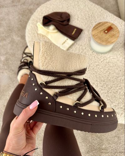 Buty damskie OLAVOGA ETNA 2026 brąz - FashionPlace - 5