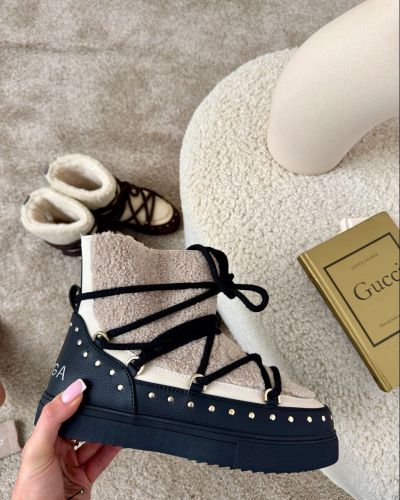 Buty damskie OLAVOGA ETNA 2026 czerń - FashionPlace - 7
