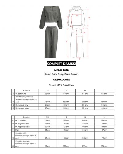 Komplet damski OLAVOGA MERGI 2026 brąz - FashionPlace - 7