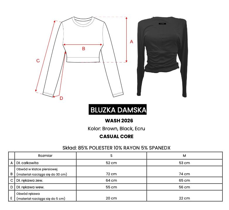 Bluzka damska OLAVOGA WASH 2025 ecru