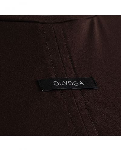 Bluzka damska OLAVOGA WASH 2025 brąz - FashionPlace - 5
