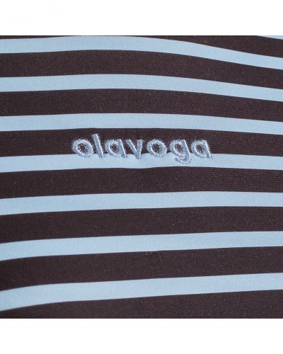 Bluzka damska OLAVOGA FLOAT 2025 brown/babyblue - FashionPlace - 4