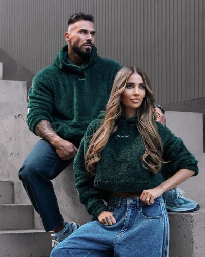 Bluza męska OLAVOGA FIDO MEN 2026 butelkowa zieleń - FashionPlace - 1