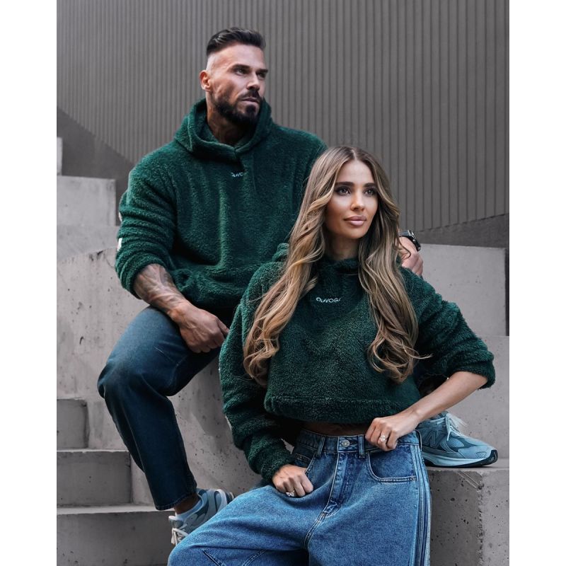 Bluza męska OLAVOGA FIDO MEN 2026 butelkowa zieleń - FashionPlace - 1