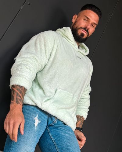 Bluza męska OLAVOGA FIDO MEN 2026 mięta - FashionPlace - 4