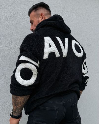 Bluza męska OLAVOGA FIDO MEN 2026 czerń - FashionPlace - 2