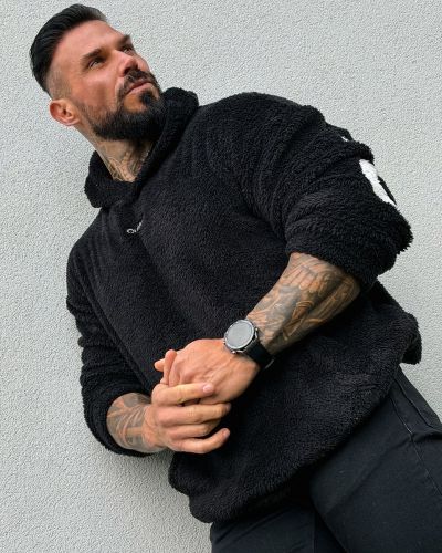 Bluza męska OLAVOGA FIDO MEN 2026 czerń - FashionPlace - 3