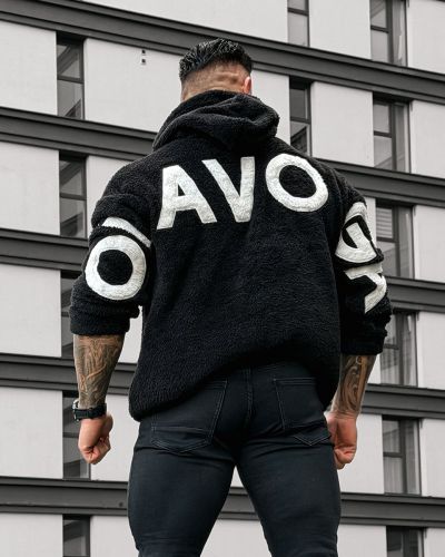 Bluza męska OLAVOGA FIDO MEN 2026 czerń - FashionPlace - 4